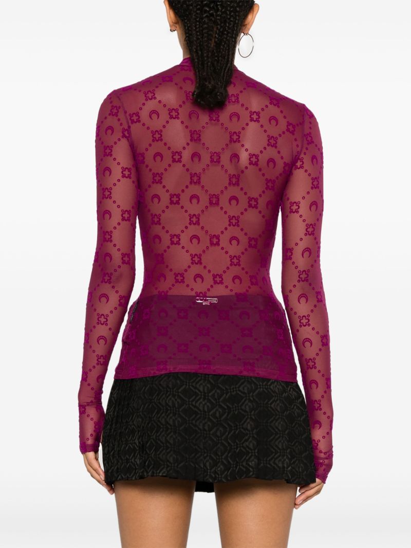 Moonogram Flock Top
