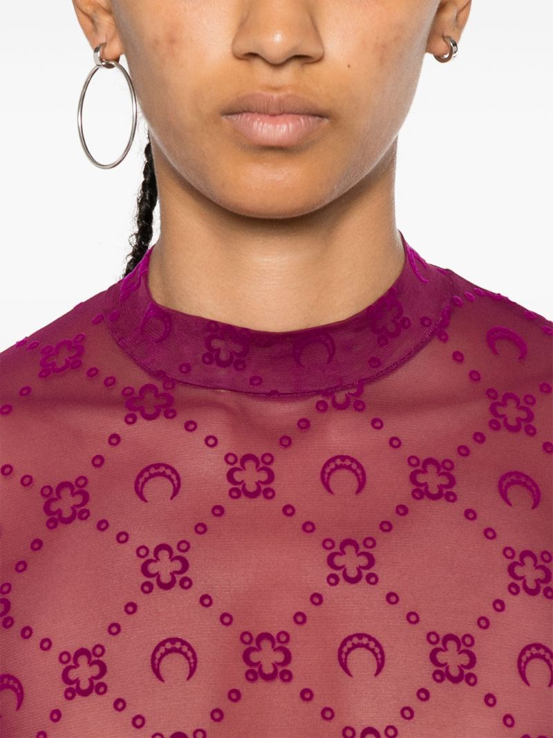 Moonogram Flock Top