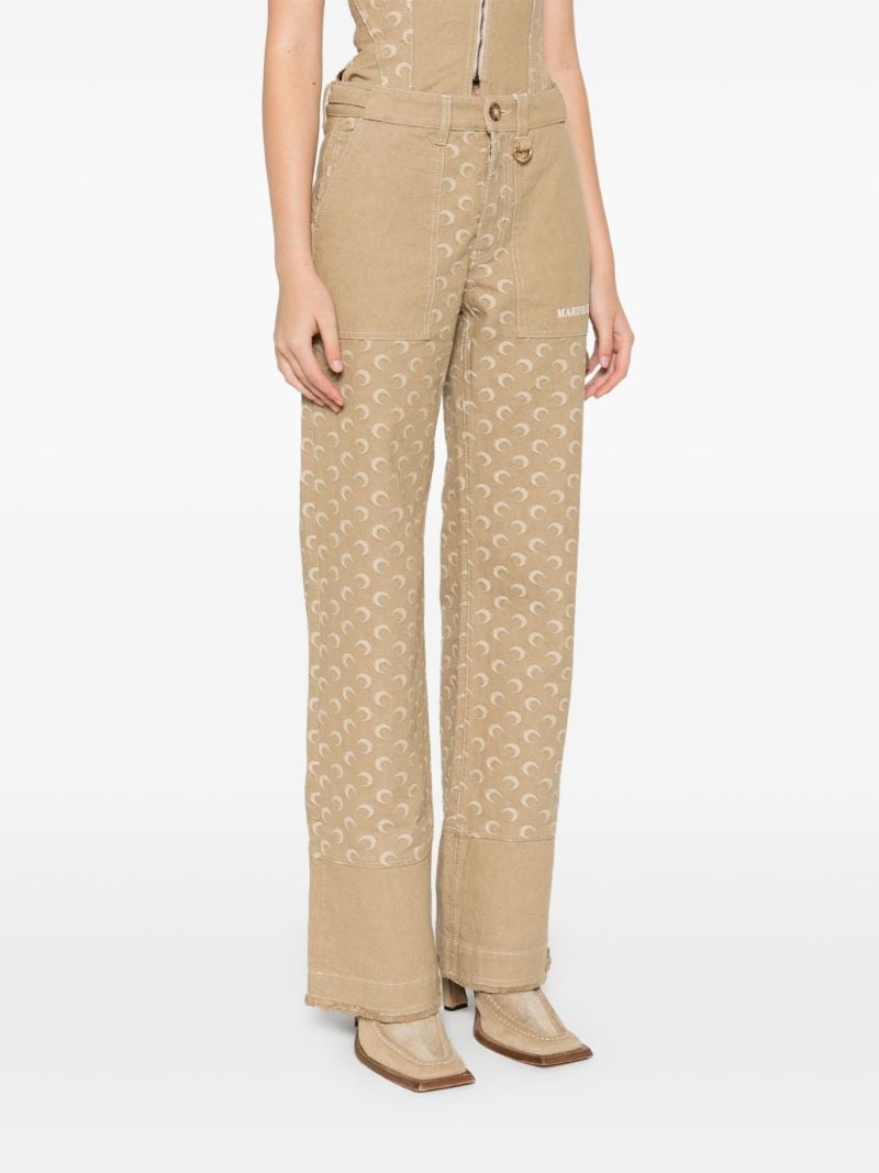 Moon Jacquard Twill Trousers