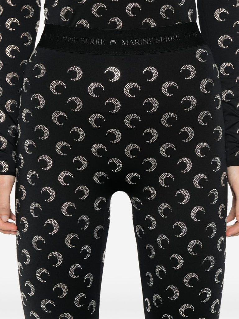 Moon-jacquard Leggings