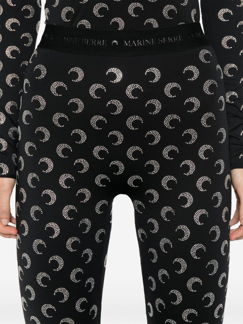 Moon-jacquard Leggings