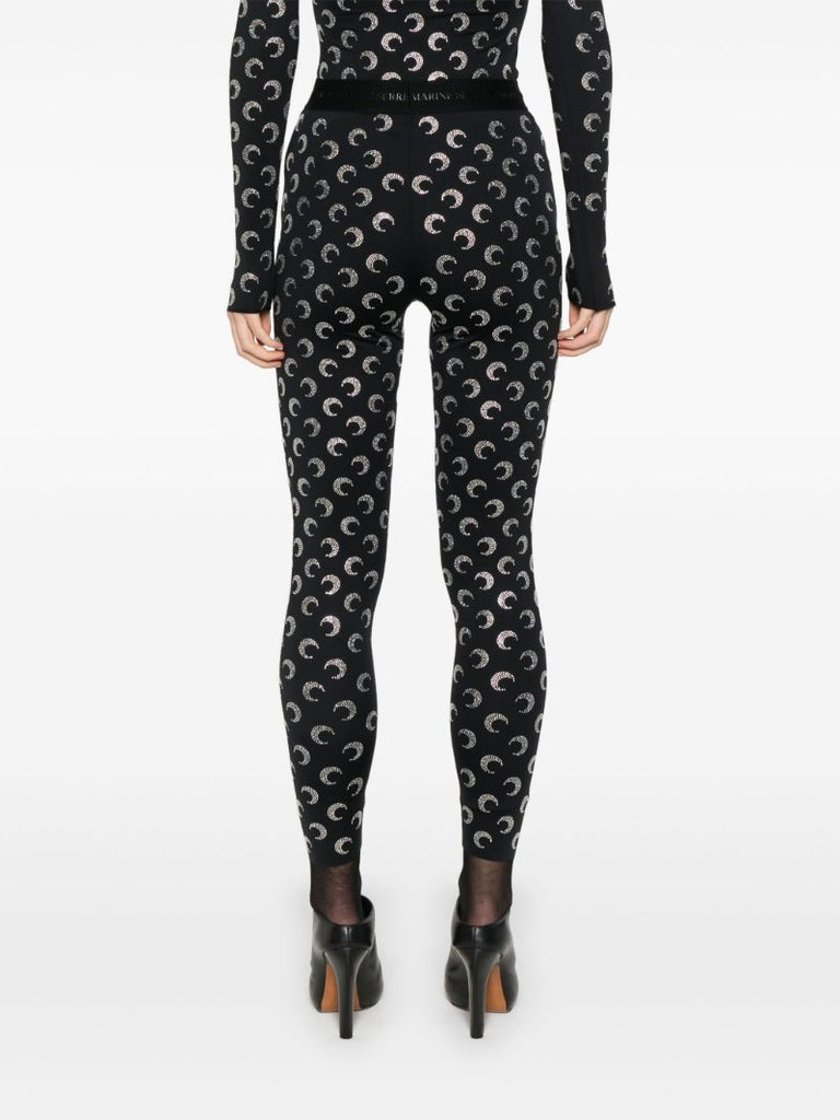 Moon-jacquard Leggings