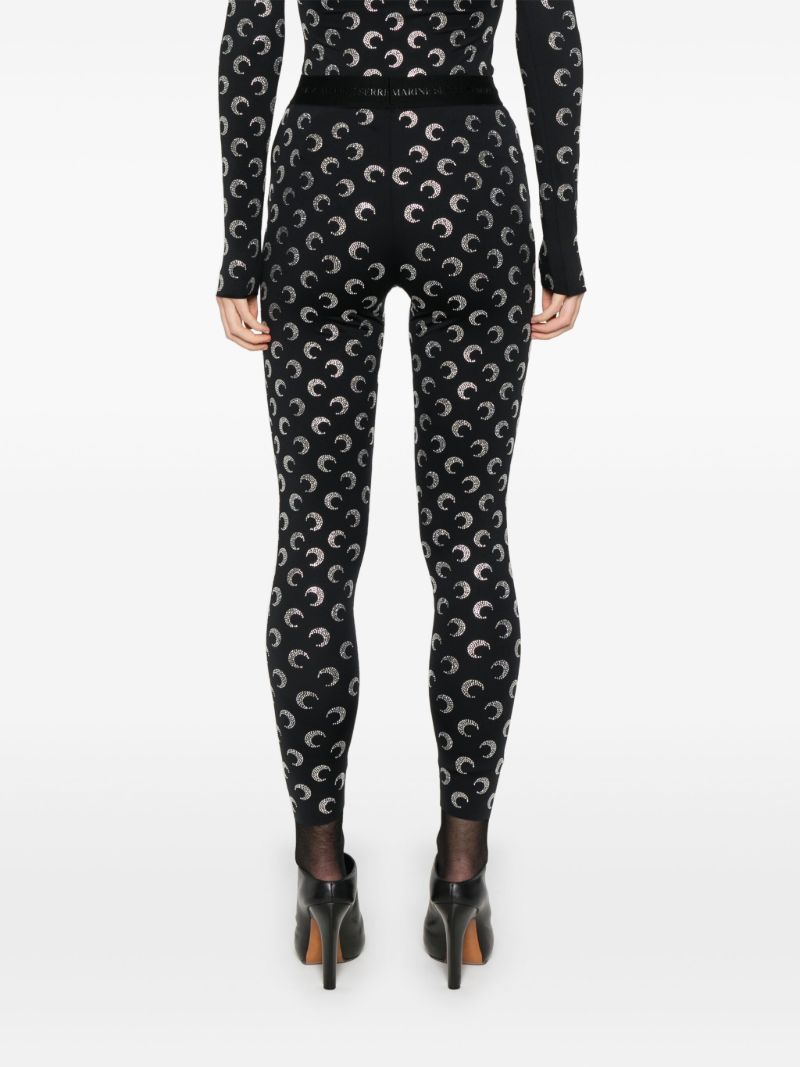 Moon-jacquard Leggings
