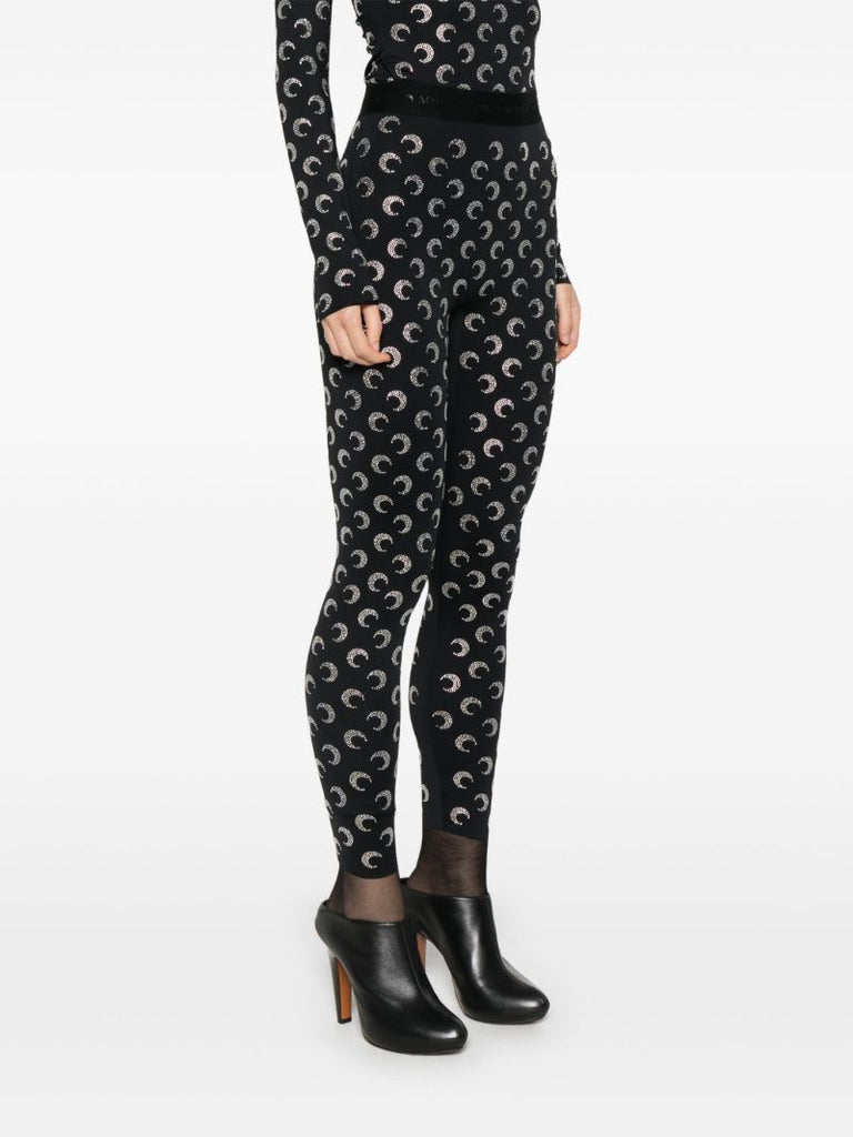 Moon-jacquard Leggings