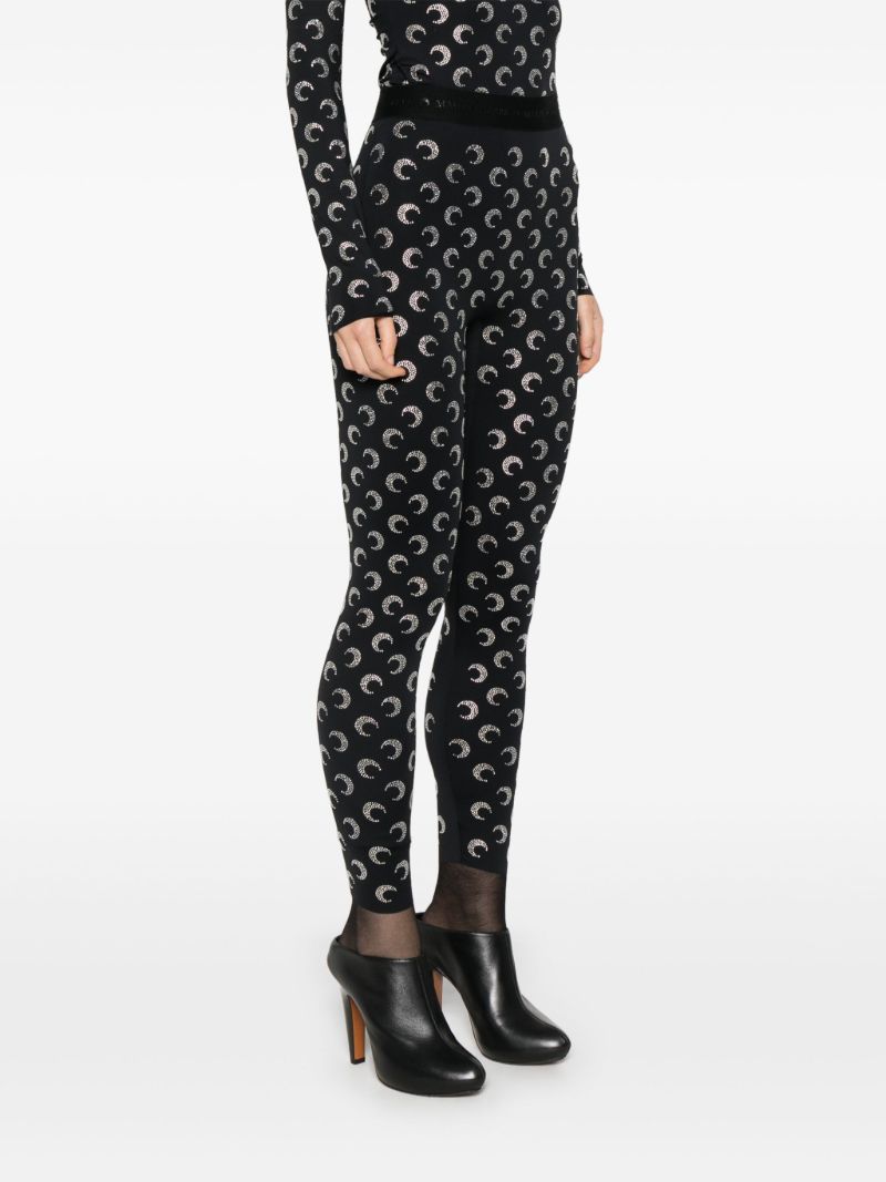 Moon-jacquard Leggings