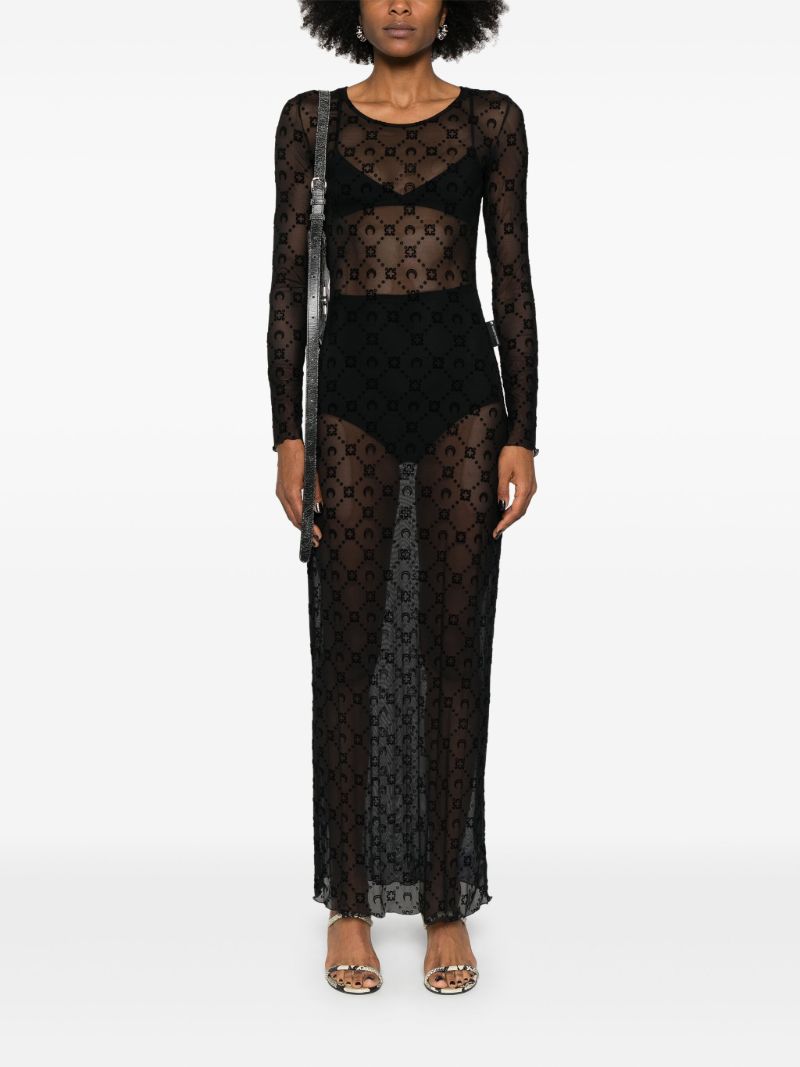 Black Moonogram Dress