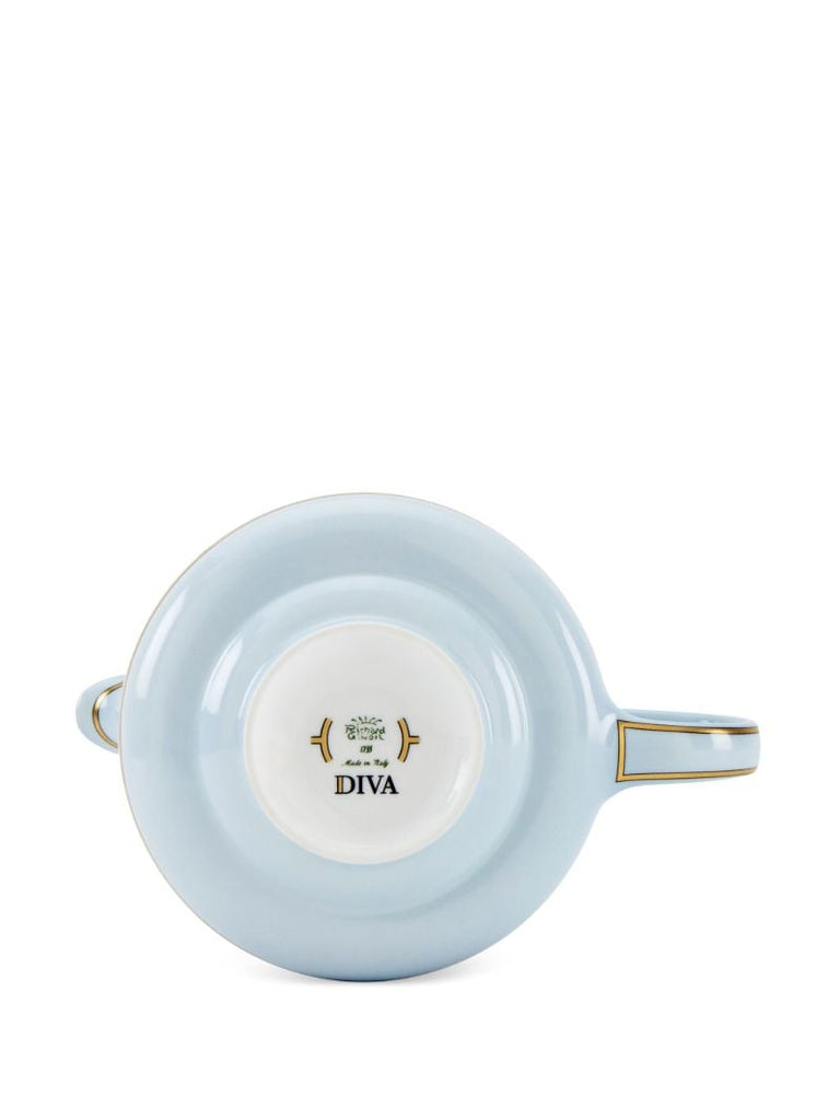 Blue Diva Porcelain Teapot