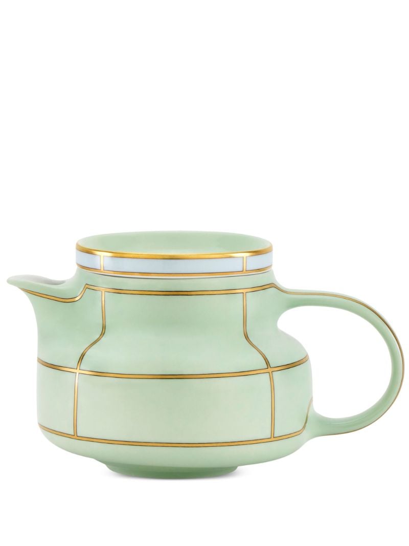 Green Diva Porcelain Teapot