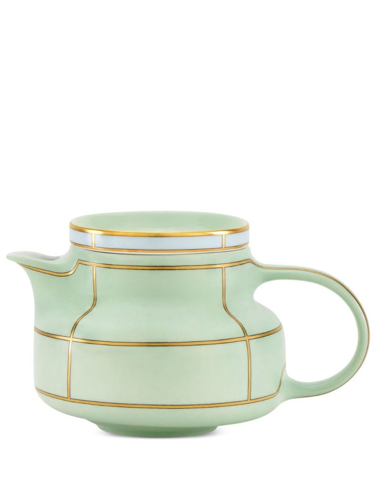 Green Diva Porcelain Teapot