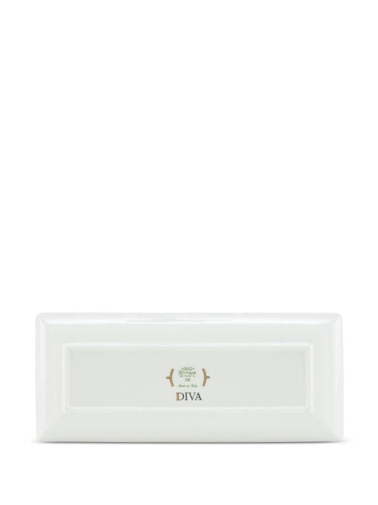 Pink Diva Porcelain Rectangular Tray
