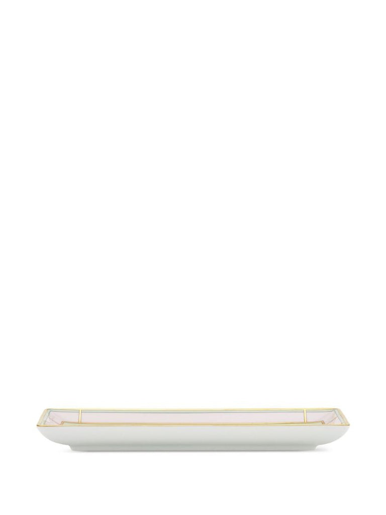 Pink Diva Porcelain Rectangular Tray