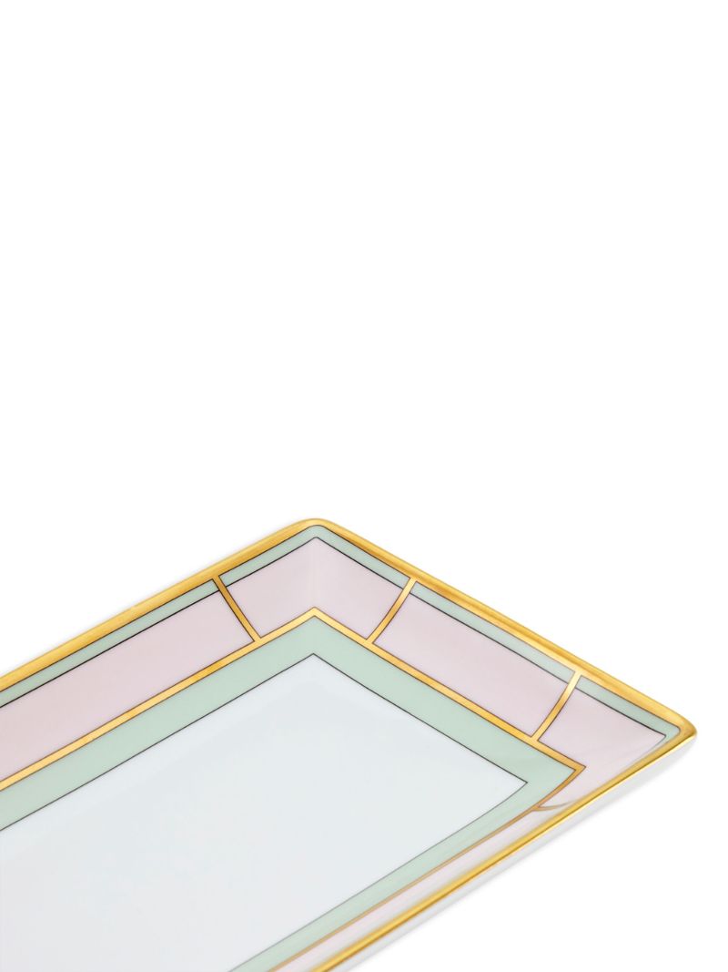 Pink Diva Porcelain Rectangular Tray