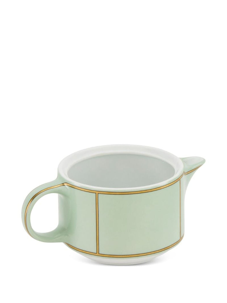 Green Diva Porcelain Milk Pitcher