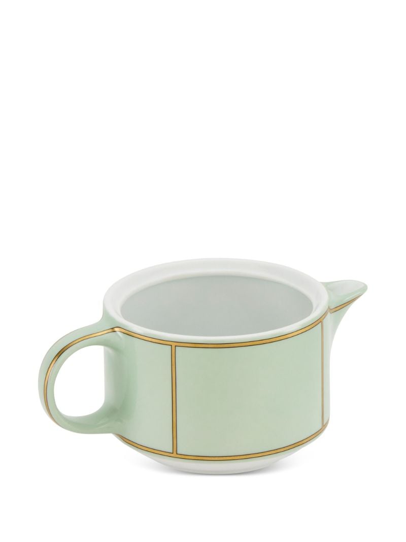 Green Diva Porcelain Milk Pitcher