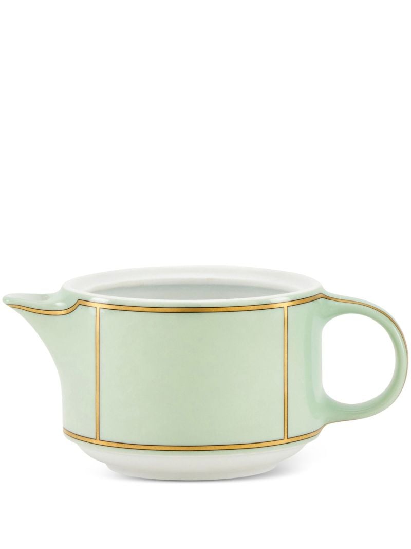Green Diva Porcelain Milk Pitcher