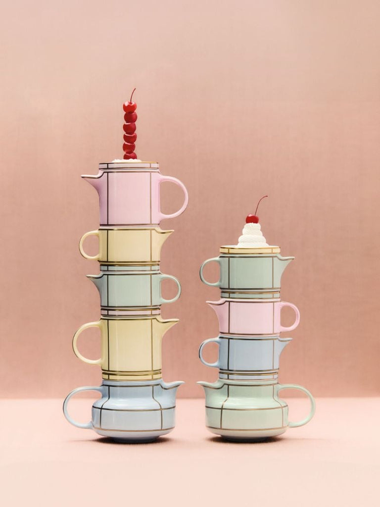 Green Diva Porcelain Milk Pitcher