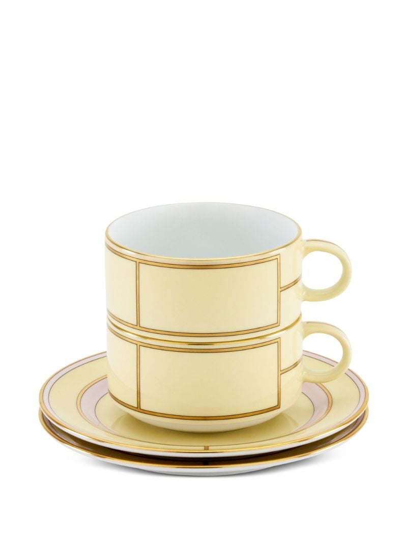 Yellow Diva Porcelain Tea Set