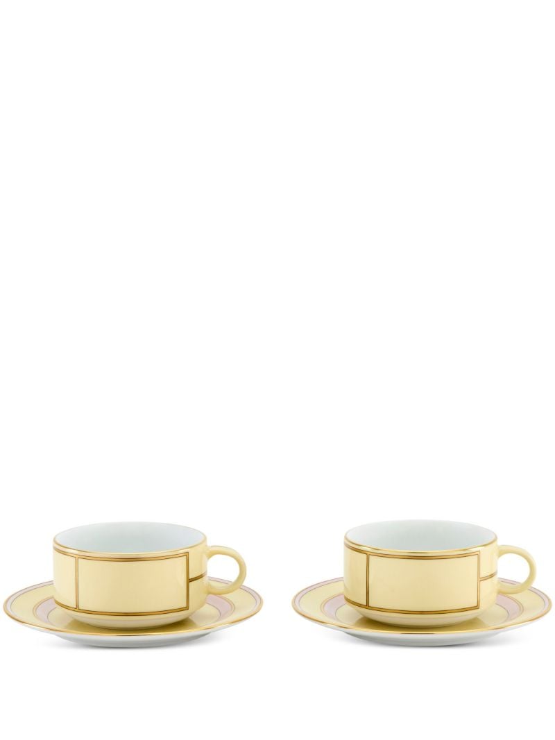 Yellow Diva Porcelain Tea Set