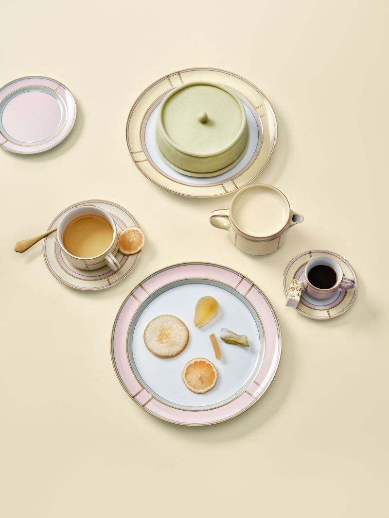Yellow Diva Porcelain Tea Set