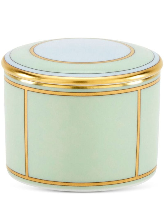 Green Diva Porcelain Box