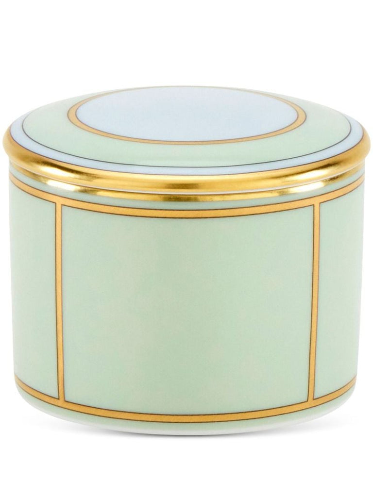 Green Diva Porcelain Box