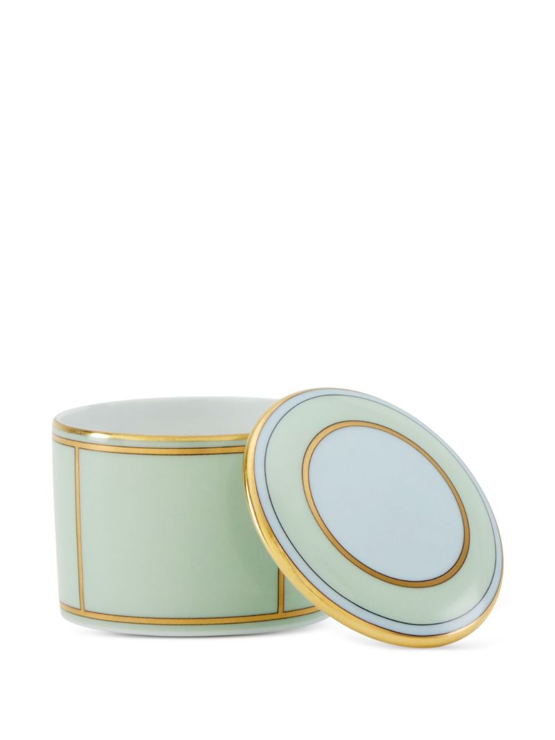 Green Diva Porcelain Box
