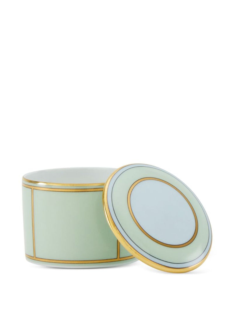 Green Diva Porcelain Box