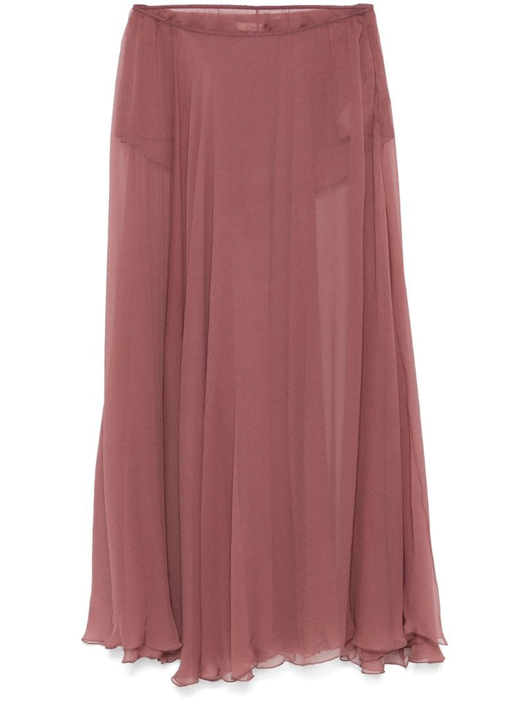 Flou Midi Skirt