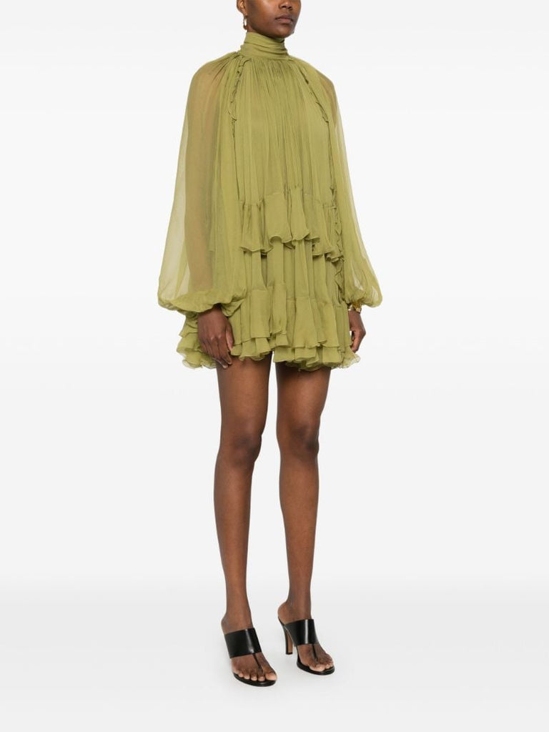 Ruffled Minidress