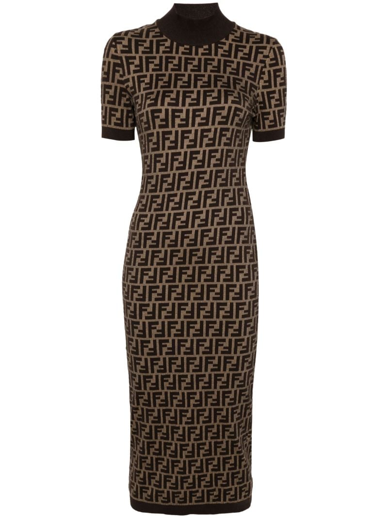 Ff Cotton Midi Dress