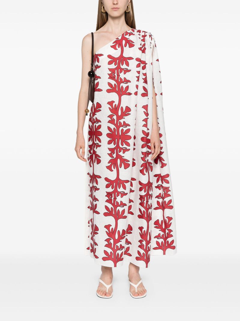 White Tuscany One-shoulder Dress