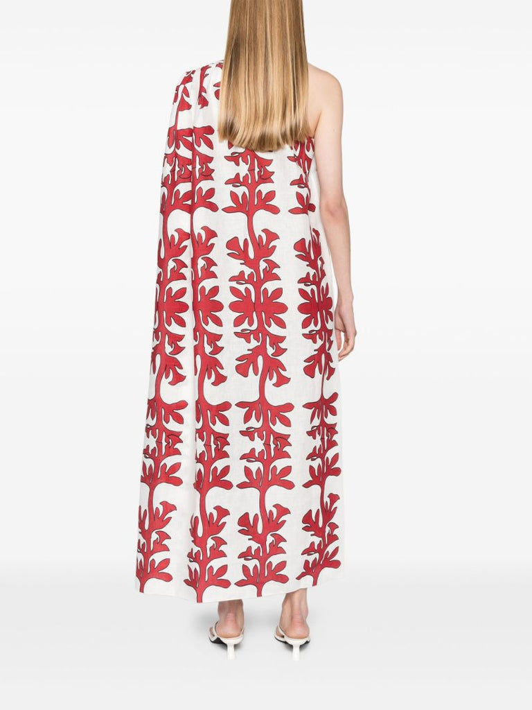 White Tuscany One-shoulder Dress