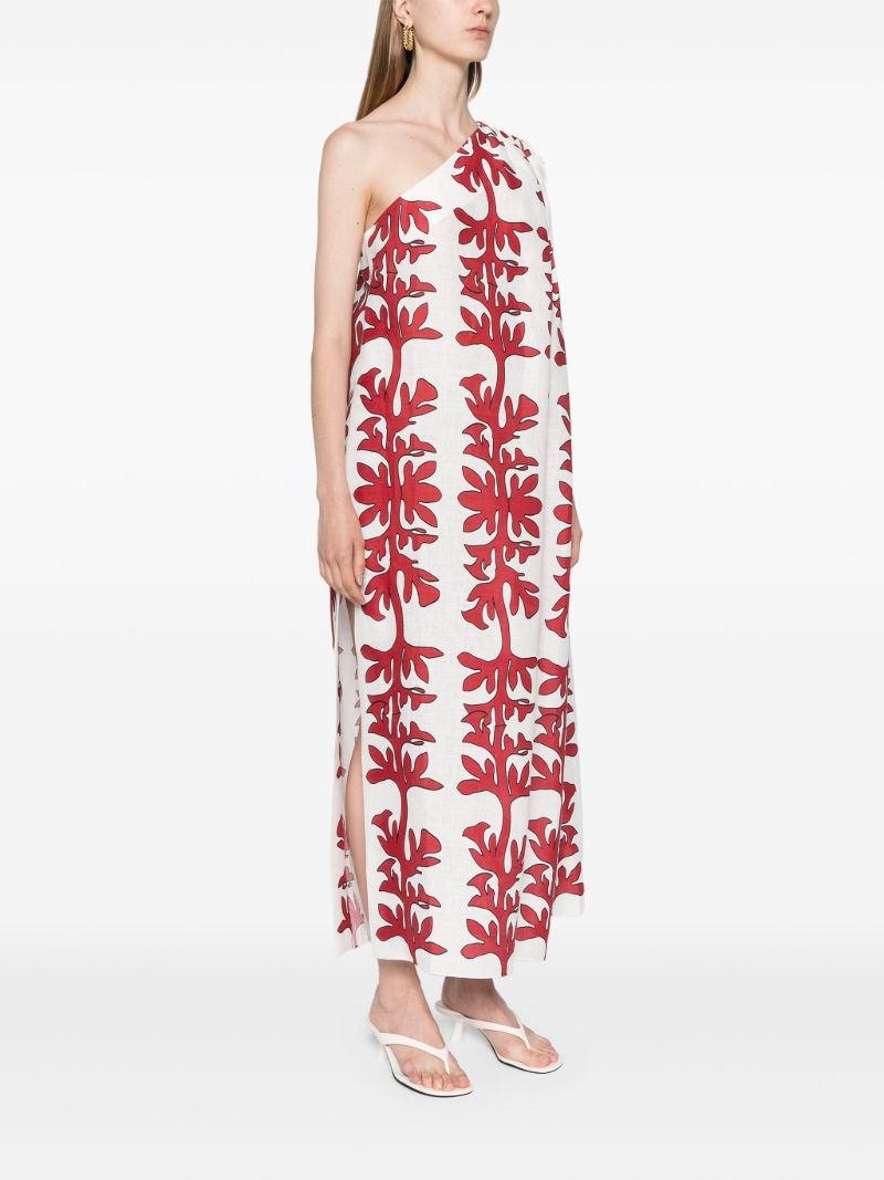 White Tuscany One-shoulder Dress