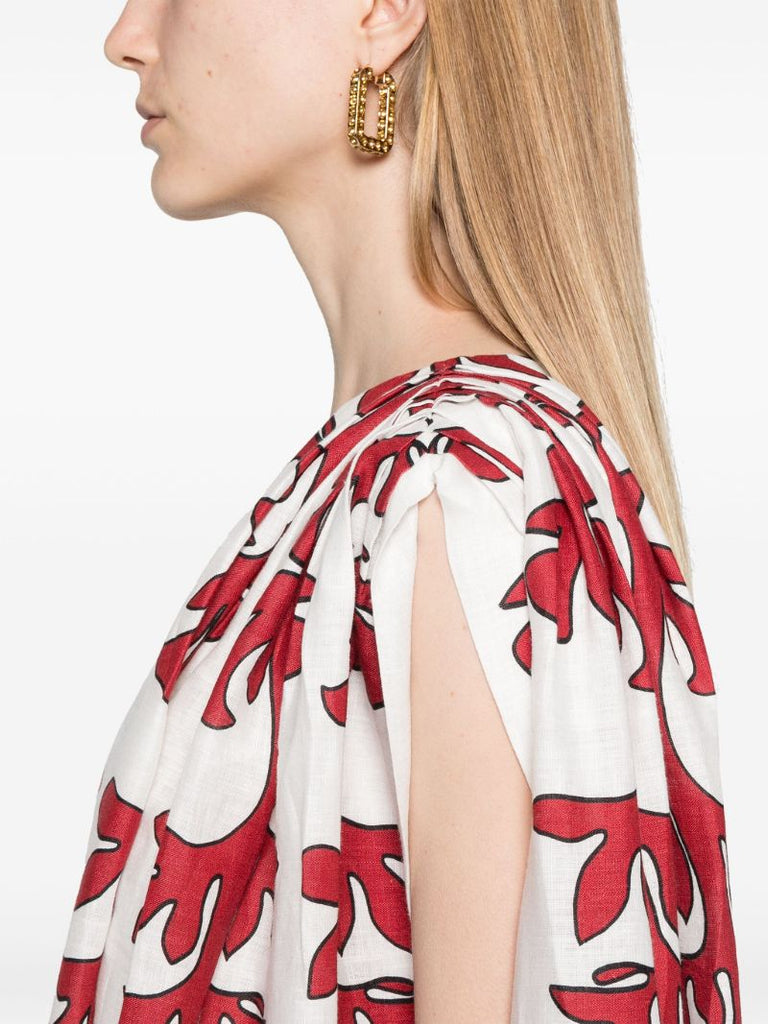 White Tuscany One-shoulder Dress
