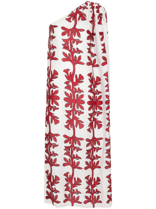 White Tuscany One-shoulder Dress