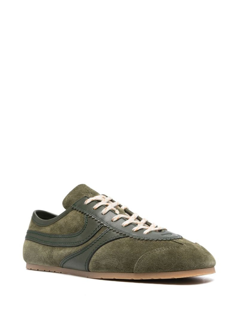 Green Suede Sneakers