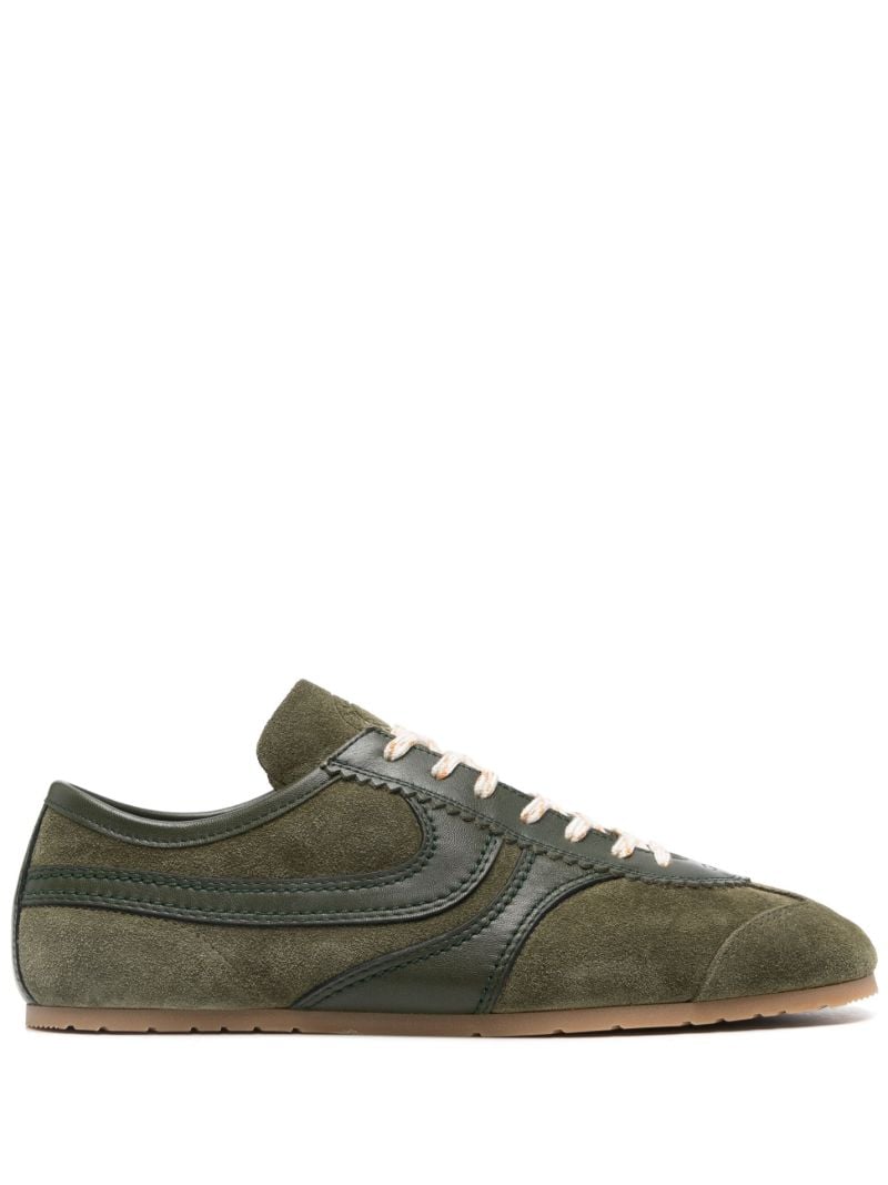 Green Suede Sneakers