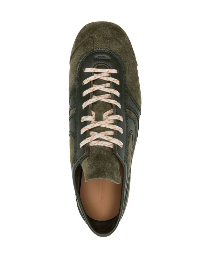 Green Suede Sneakers