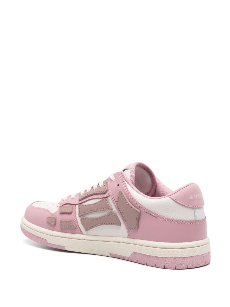 Pink Skel Top Panelled Sneakers