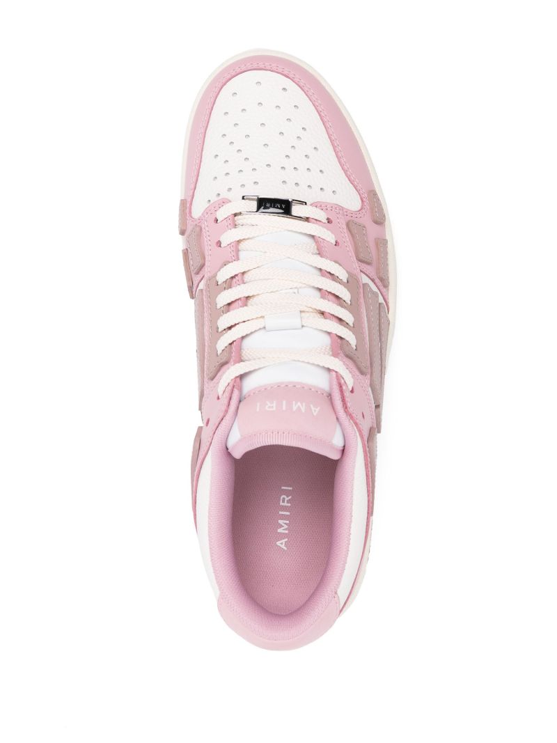 Pink Skel Top Panelled Sneakers