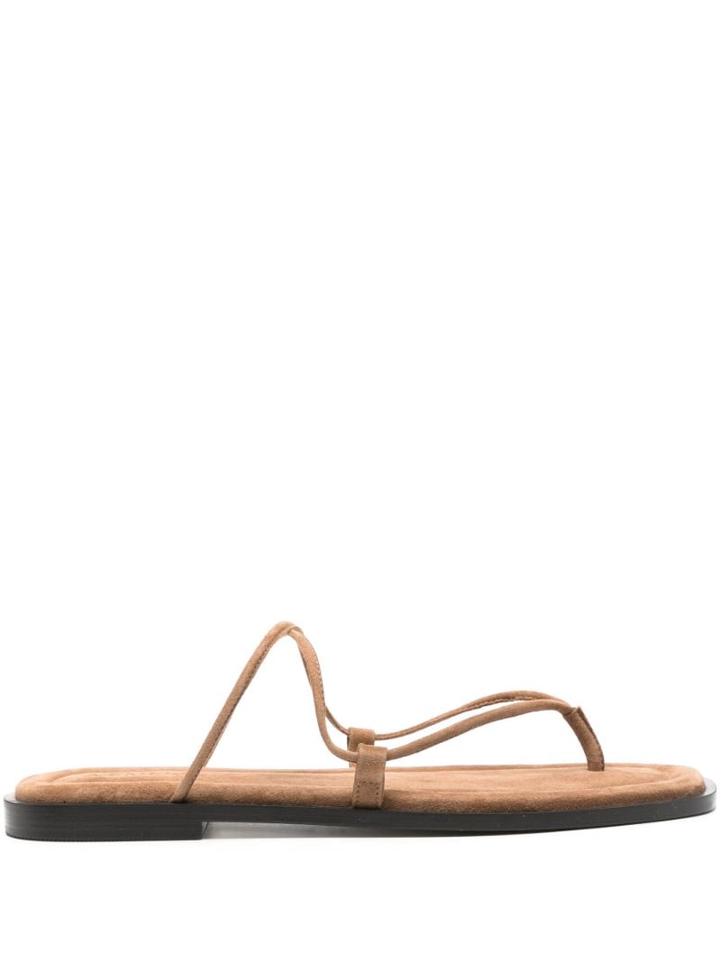 Brown the Nodi Suede Sandals