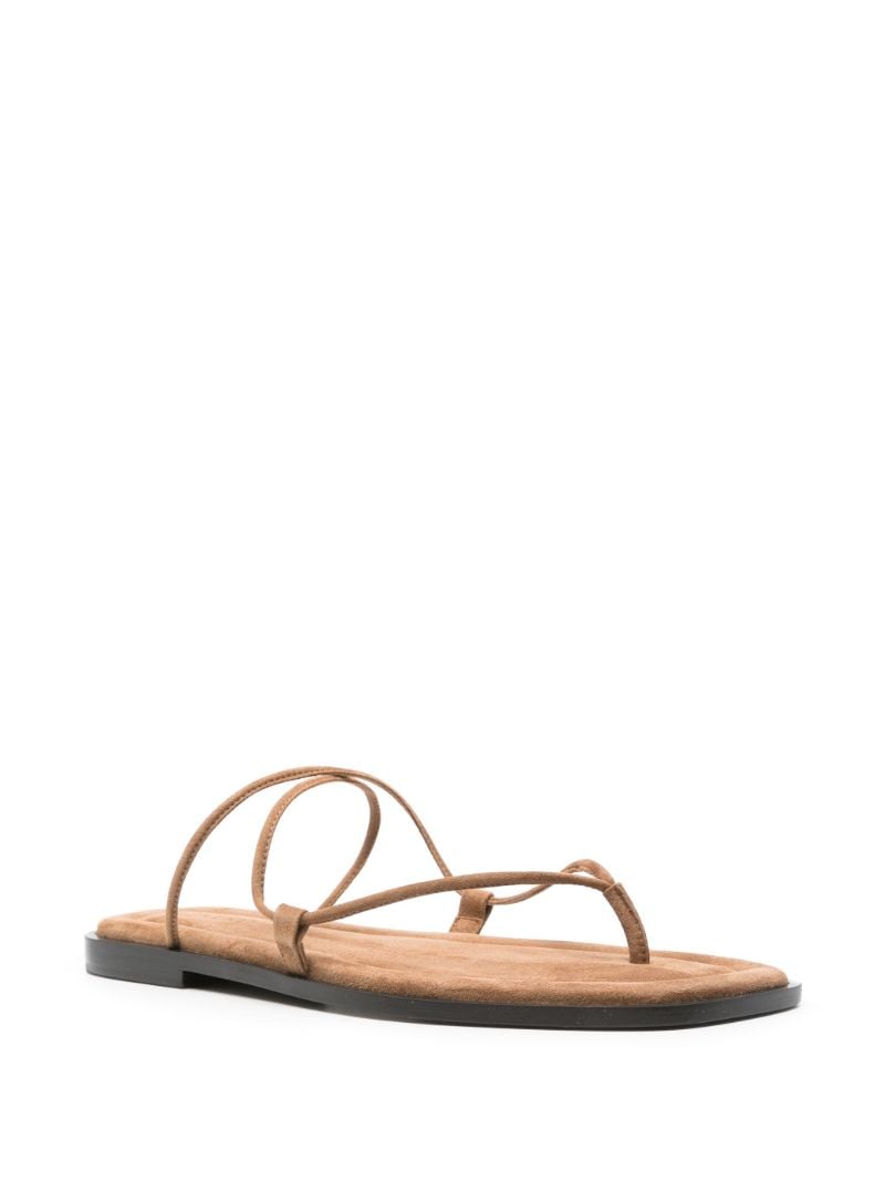 Brown the Nodi Suede Sandals