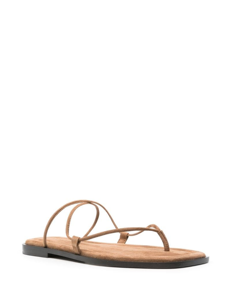 Brown the Nodi Suede Sandals