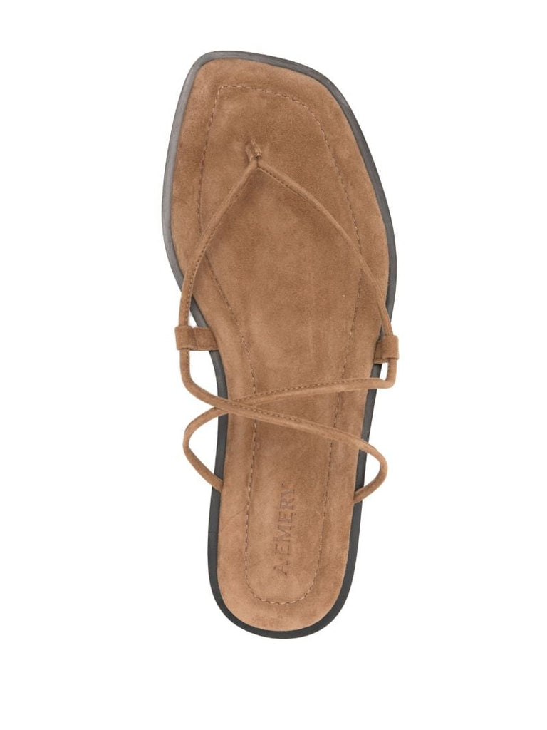 Brown the Nodi Suede Sandals
