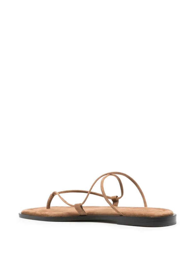 Brown the Nodi Suede Sandals