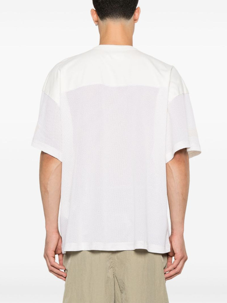 White Logo-appliquÃ_x0083_Â© T-shirt