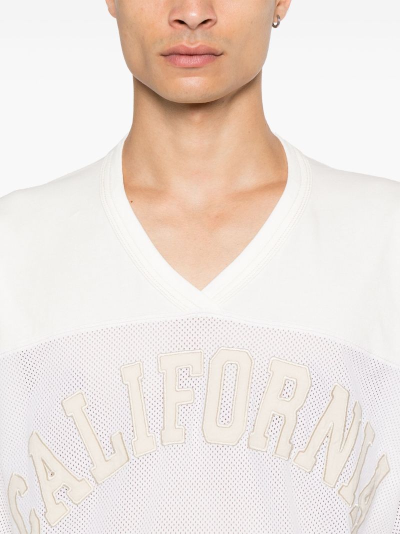 White Logo-appliquÃ_x0083_Â© T-shirt