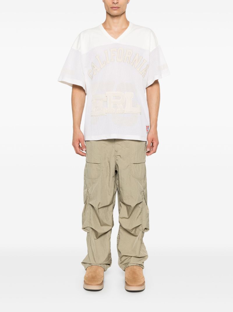 White Logo-appliquÃ_x0083_Â© T-shirt