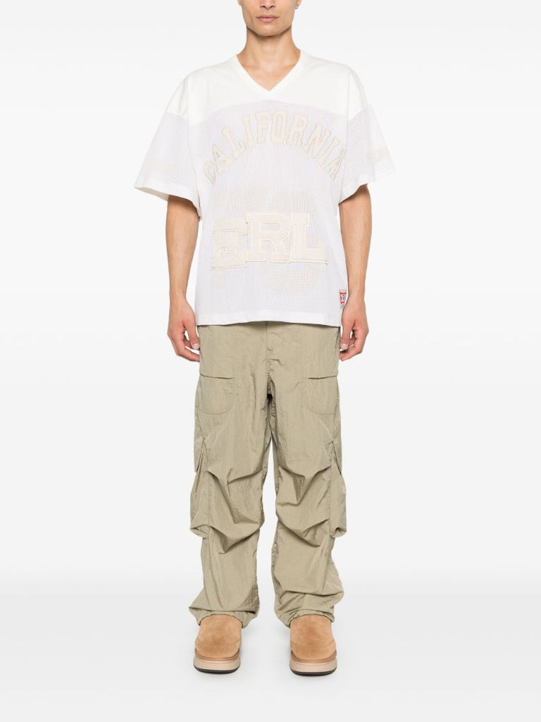 White Logo-appliquÃ_x0083_Â© T-shirt