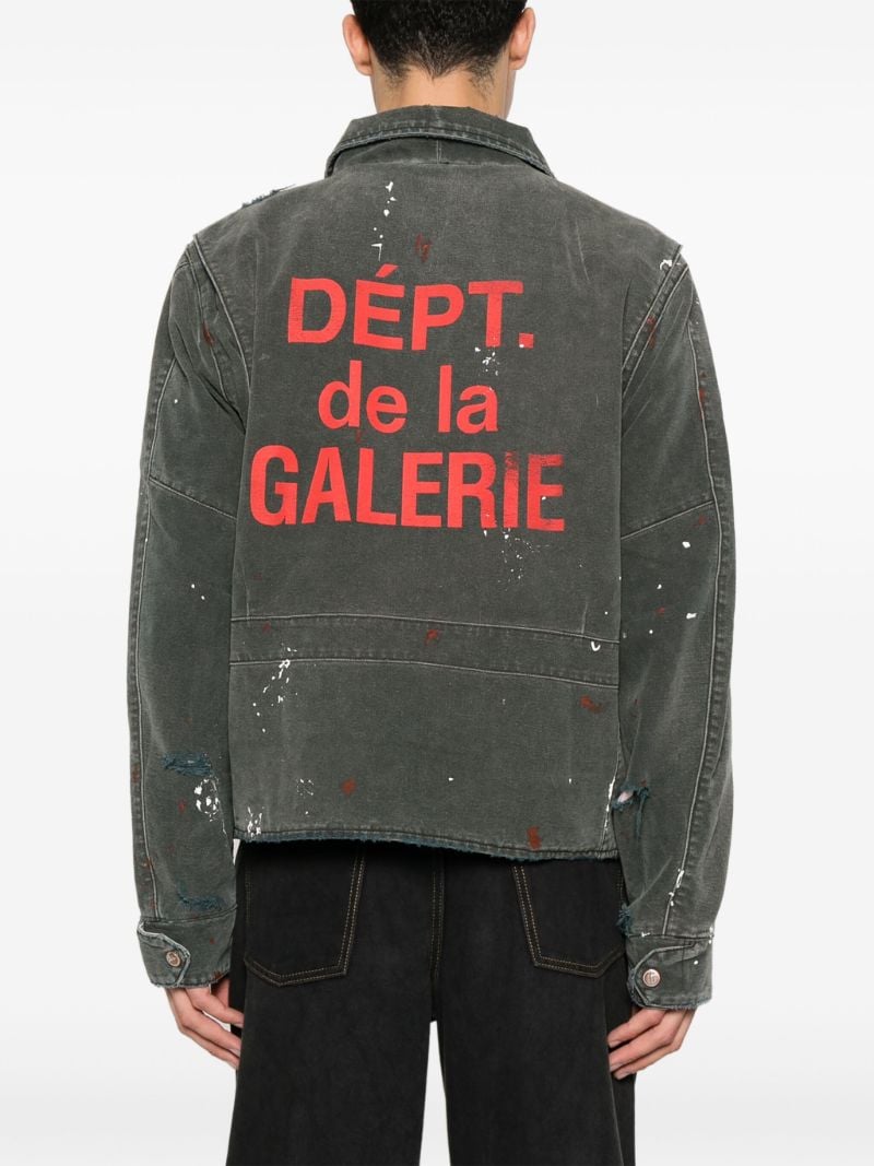Paint Splatter Denim Jacket